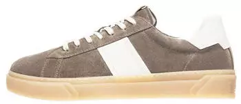 Nero Giardini Suede/Textile Sneaker braun/weiß