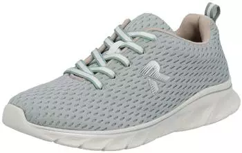 Rieker Sneaker silbergrau/pastellgr&uuml;n