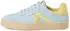 Tamaris Low Top Sneaker made of Suede in Street Style hellblau/gelb