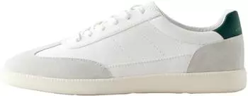 Next Fashion Sneaker hellgrau/dunkelgrün/weiß