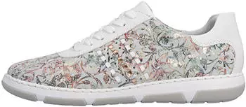 Rieker Sneaker gold/grün/mandarine/weiß