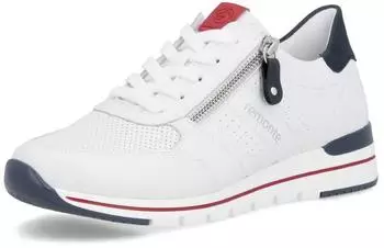 Remonte Dorndorf Low Shoe wei&szlig;/pazifik/flamme