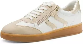 Marco Tozzi Sneaker Slip-on in Retro Look with Zipper (2-23739) gold