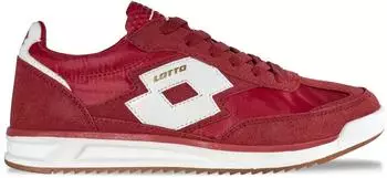 Lotto Sneaker in trendy retro design rot/wei&szlig;