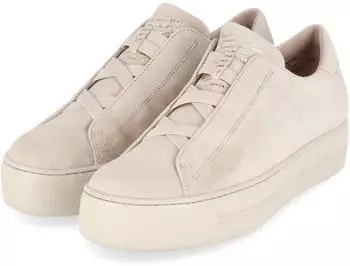 Paul Green Sneaker Leder Plateausneaker beige/gold
