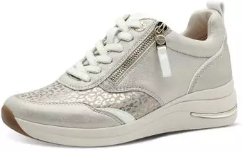 Tamaris Comfort sporty lace-up beige glamour