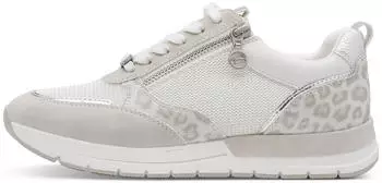 Tamaris Lace-up Shoe (1-23732-41) silver comb