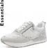Tamaris Lace-up Shoe (1-23732-41) silver comb