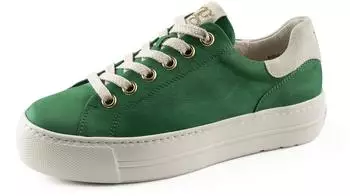 Paul Green Pauls Sneaker gr&uuml;n Leder