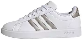 Adidas Sneaker GRAND COURT CLOUDFOAM LIFESTYLE COURT COMFORT wei&szlig; Cloud White Platin Metallic Platin Metallic