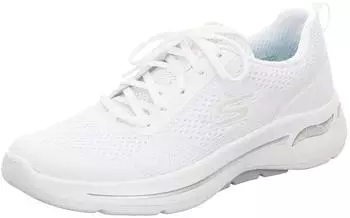 Skechers Go Walk Arch Fit-Motion Breeze Sneakers wei&szlig; silber