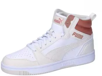Puma Rebound v6 Sneaker weiß elfenbein pfirsich