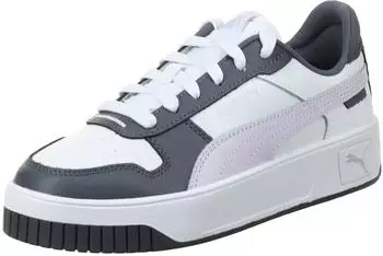 Puma Carina Street Sneaker wei&szlig; lila grau