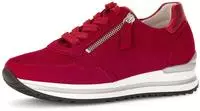 Sneaker GABOR "Sneaker low", Damen, Gr. 37, rot, Schuhe Sneaker