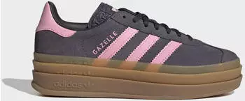 Adidas Gazelle Bold Women aurora onix/bliss pink/carbon – Adidas Gazelle Bold Women aurora onix/bliss pink/carbon vereint Retro-Charme mit modernem Plateau-Design