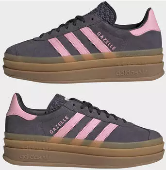 Adidas Gazelle Bold Women aurora onix/bliss pink/carbon – Erhöhte Sohle für mehr Selbstbewusstsein und ganztägigen Komfort