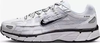 Nike P-6000 weiß/schwarz/metallic silber