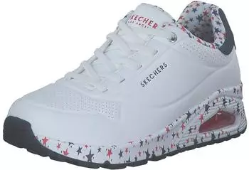 Skechers x JGoldcrown: Uno - Loving Love weiß/rot/blau