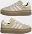 Adidas Gazelle Bold Women stone khaki/cream weiß/gold metallic