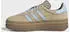 Adidas Gazelle Bold Women stone khaki/crystal sky/gold metallic
