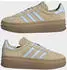 Adidas Gazelle Bold Women stone khaki/crystal sky/gold metallic