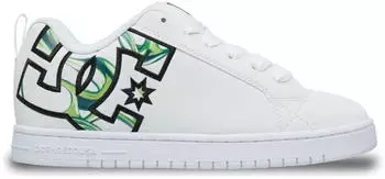 DC Shoes Court Graffik liquid fuego white