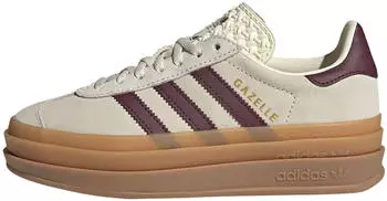 Adidas Gazelle Bold Women cream white/maroon/gold metallic