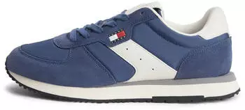 Tommy Hilfiger EVA RUNNER LEATHER dunkelblau/wei&szlig;
