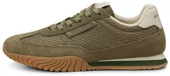 Marc O'Polo Leather and Mesh Sneaker pure sage
