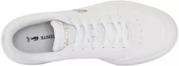 Lacoste COURT PRO Sneaker wht/gld – Profilierte Sohle für Alltagstauglichkeit