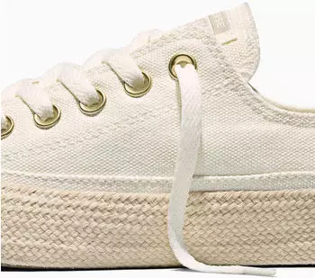 Converse Chuck Taylor All Star Espadrille Sneaker egret/papyrus/gold