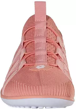 Lotto Sneaker with extra thin sole dk. rose/white – Doppelter Verschluss verbindet Anpassung mit Tragekomfort