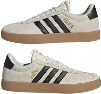 Adidas VL Court 3.0 cream white/core black/gold – Dämpfende Sohle unterstützt den Tragekomfort
