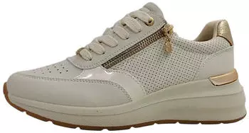 s.Oliver Lace-up Shoes Sportive beige/champagne