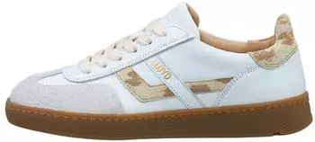 LLOYD Women's Sneaker ecru/sepia/weiß