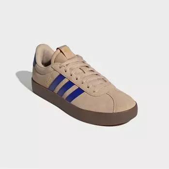 Adidas VL Court 3.0 magic beige/lucid blue/gold metallic
