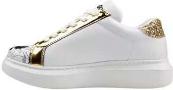 DOGO Verona Low-Top Sneaker Looney Tunes Chasing Tunes Handcrafted weiß