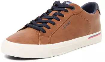 s.Oliver Sneaker in Leather Look zimt