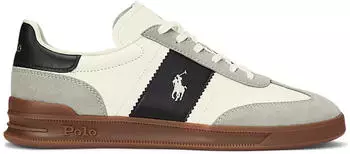 Polo Ralph Lauren HRT Aera Sneaker Low Top hellgrau/schwarz/weiß