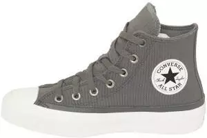 Converse Chuck Taylor All Star Hi Double Lace sharkskin/vintage white