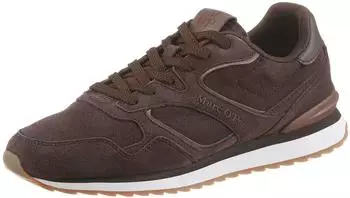 Marc O'Polo Sneaker in Soft Suede dunkelbraun