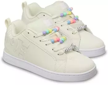 DC Shoes Court Graffik Sneaker white/beads