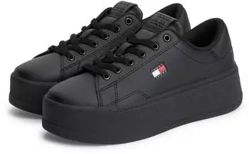 Tommy Hilfiger TJW Script Cupsole Flatform dunkelblau/grenadine/schwarz/wei&szlig;