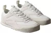 Sneaker CALVIN KLEIN "LOW PRO RUNNER MIX MAT", Herren, Gr. 41, beige (wei&szlig;), Leder,