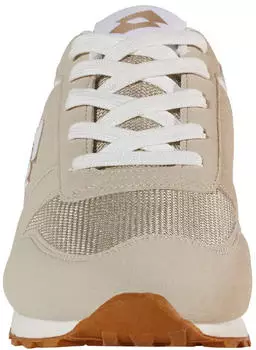 Lotto Sneaker - leicht und bequem beige/weiß – Materialmix bestimmt Charakter und Pflegeanforderungen