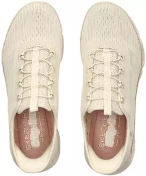 Skechers Glide-Step Grafity-Renown Women rosa – Atmungsaktive Materialkombination für angenehmes Fußklima