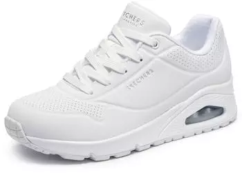 Skechers Street UNO STAND ON AIR WIDE FIT white durabuck/mesh