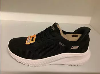 Skechers Bobs Squad Chaos Current Muse schwarz/weiß – Flexible Tragevarianten für jeden Anlass