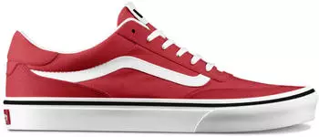 Vans Brooklyn LS suede canvas sunset ruby