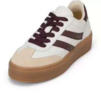 Marc O'Polo Sneaker made of high-quality cowhide leather sanftes weiß
